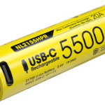 Επαναφορτιζόμενη Μπαταρία Li-ion NL2155HPR 21700 5500mAh 3.6V 20A με Θύρα USB-C – Nitecore