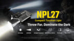 Φακός Led Όπλου NPL27 Επαναφορτιζόμενος 650 Lumens με Εμβέλεια 410m, Στήριξη Picatinny και USB-C, Μαύρος – Nitecore - Image 5