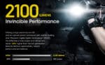 Φακός Led Χειρός SRT6i Smart Ring Επαναφορτιζόμενος 2100 Lumens με Εμβέλεια 510m, Περιστρεφόμενο Δακτύλιο, USB-C και Αδιαβροχοποίηση IP68, Μαύρος – Nitecore - Image 13