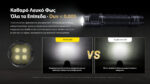 Φακός Led Χειρός Precise P17iX Tactical Επαναφορτιζόμενος 5000 Lumens με Εμβέλεια 330m, USB-C και Αδιαβροχοποίηση IP68, Μαύρος – Nitecore - Image 26