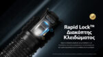 Φακός Led Χειρός Precise P17iX Tactical Επαναφορτιζόμενος 5000 Lumens με Εμβέλεια 330m, USB-C και Αδιαβροχοποίηση IP68, Μαύρος – Nitecore - Image 29