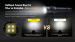 Φακός Led Χειρός P27iX Tactical Επαναφορτιζόμενος 5000 Lumens με Εμβέλεια 330m, 4 Led UHi 20 MAX, USB-C και Αδιαβροχοποίηση IP68, Μαύρος – Nitecore - Image 5