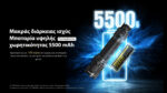 Φακός Led Χειρός P27iX Tactical Επαναφορτιζόμενος 5000 Lumens με Εμβέλεια 330m, 4 Led UHi 20 MAX, USB-C και Αδιαβροχοποίηση IP68, Μαύρος – Nitecore - Image 10