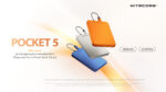 Power Bank Pocket 5 5000mAh 22.5W με Μαγνητική Στήριξη MagSafe, Ενσωματωμένο Καλώδιο USB-C και Αδιαβροχοποίηση IPX7, Γκρι – Nitecore - Image 5