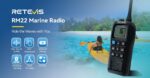 Φορητός Ναυτικός Πομποδέκτης RM22 VHF 6W με 88 Κανάλια, Αδιάβροχος IP67, Πλευστότητα και Μπαταρία 2200mAh – Retevis - Image 2