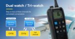 Φορητός Ναυτικός Πομποδέκτης RM22 VHF 6W με 88 Κανάλια, Αδιάβροχος IP67, Πλευστότητα και Μπαταρία 2200mAh – Retevis - Image 5