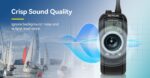 Φορητός Ναυτικός Πομποδέκτης RM22 VHF 6W με 88 Κανάλια, Αδιάβροχος IP67, Πλευστότητα και Μπαταρία 2200mAh – Retevis - Image 7