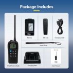 Φορητός Ναυτικός Πομποδέκτης RM22 VHF 6W με 88 Κανάλια, Αδιάβροχος IP67, Πλευστότητα και Μπαταρία 2200mAh – Retevis - Image 13