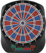 Ηλεκτρονικός Στόχος Darts Flash RB Sound 67974 με 4 Οθόνες Led, 28 Παιχνίδια, 131 Παραλλαγές, Φωνή Russ Bray, για 1–8 Παίκτες και 6 Βελάκια – Bull's