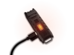 Φακός Led Μπρελόκ Thumb Επαναφορτιζόμενος 85 Lumens με Λευκό και Κόκκινο Φως, Περιστρεφόμενη Κεφαλή 120° και USB-C, Μαύρος – Nitecore - Image 4