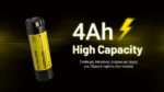 Επαναφορτιζόμενη Μπαταρία Li-ion WLB40 4000mAh για Φακό Εργασίας NWH20 – Nitecore - Image 7