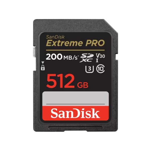 Κάρτα Μνήμης SDXC 512GB 200MB/s UHS-I U3 V30 SDSDXXD-512G-GN4IN SanDisk
