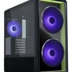 Κουτί Υπολογιστή Midi Tower ATX με 2x170 mm Ανεμιστήρες και RGB Lian Li Lancool 217 INF Black G99.LAN217INFX.00 LIAN LI