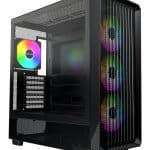 Κουτί Υπολογιστή Midi Tower ATX με 4 ARGB Ανεμιστήρες και USB-C X5 (B) MONTECH