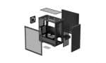 Κουτί Υπολογιστή Midi Tower ATX με Tempered Glass και Υποστήριξη Υδρόψυξης CH510 R-CH510-BKNNE1-G-1 DEEPCOOL - Image 14
