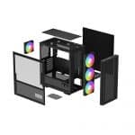 Κουτί Υπολογιστή Midi Tower Airflow με Tempered Glass και ARGB CH560 DIGITAL R-CH560-BKAPE4D-G-1 DEEPCOOL - Image 13