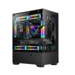 Κουτί Υπολογιστή Mini Tower micro ATX με Tempered Glass και ARGB Raider SL-2 GOLDEN TIGER