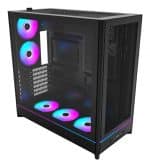 Κουτί Υπολογιστή Midi Tower ATX με Πλαϊνό Παράθυρο και 5 ARGB Ανεμιστήρες HS01 PRO (B) MONTECH - Image 3