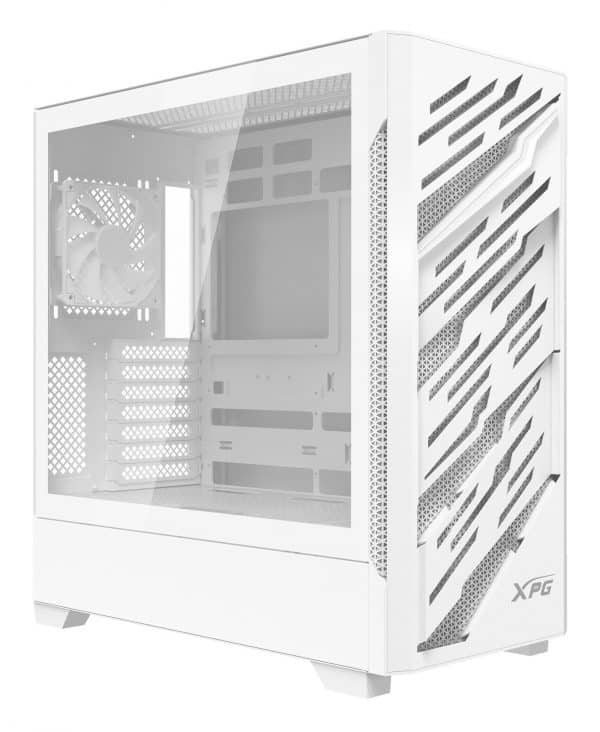 Κουτί Υπολογιστή Midi Tower Gaming ATX με Tempered Glass και ARGB STARKERAIRBTFMTA-WHCWW ADATA