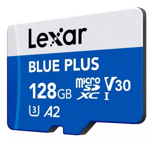 Κάρτα Μνήμης MicroSDXC 128GB UHS-I U3 V30 Lexar BLUE PLUS LMSBLPL128G-BNANG LEXAR