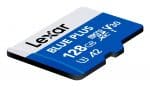 Κάρτα Μνήμης MicroSDXC 128GB UHS-I U3 V30 Lexar BLUE PLUS LMSBLPL128G-BNANG LEXAR - Image 2