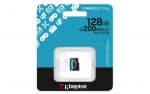 Κάρτα Μνήμης microSD 128GB 200MB/s U3 V30 SDCG4/128GBSP KINGSTON - Image 3