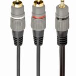Καλώδιο Ήχου 3,5 mm σε 2 x RCA, 2,5 m CCA-352-2.5M GEMBIRD