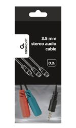 Καλώδιο Διαχωρισμού Ήχου και Μικροφώνου 3,5 mm CCA-417 GEMBIRD - Image 2