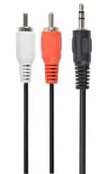 Καλώδιο Ήχου 3,5 mm σε 2 RCA Αρσενικό-Αρσενικό 2,5 m CCA-458-2.5M GEMBIRD
