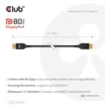 Καλώδιο DisplayPort 2.1 2 m 8K240Hz CAC-1094 CLUB3D - Image 7