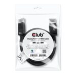 Καλώδιο DisplayPort 1.4 HBR3 2 m 8K 60 Hz CAC-2068 CLUB3D - Image 2