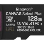 Κάρτα Μνήμης microSDXC 128GB UHS-I 150MB/s Canvas Select Plus SDCS3/128GBSP KINGSTON