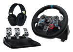 Σετ Τιμονιού Gaming με Πεντάλ, Force Feedback και Ακουστικά 900° 991-000539 LOGITECH