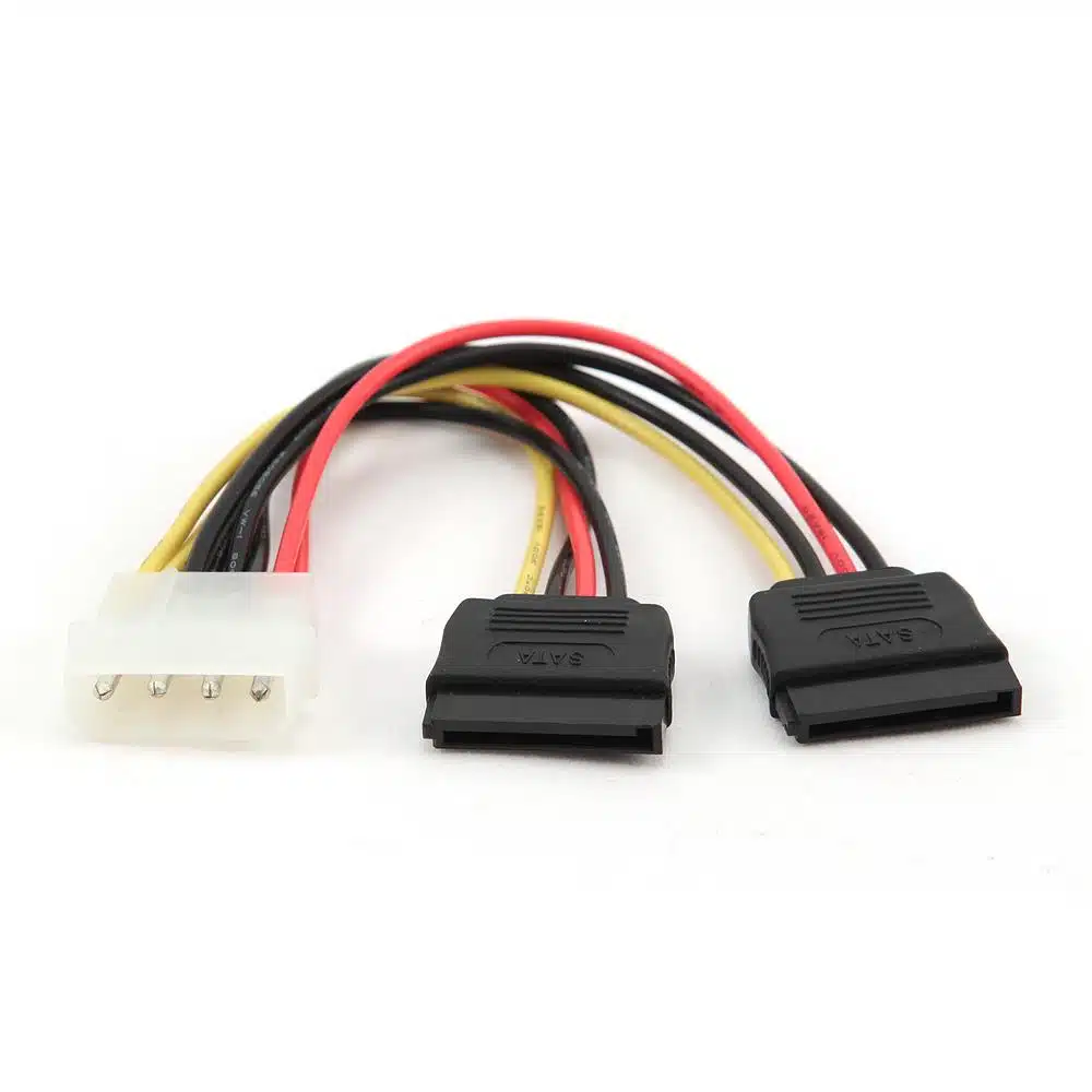 elko-49056-c54985c5897d Καλώδιο Τροφοδοσίας SATA 0,3 m 1x 5,25" σε 2x SATA CC-SATA-PSY-0.3M GEMBIRD - Image 1