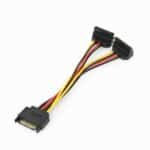 Καλώδιο Διακλάδωσης Τροφοδοσίας SATA 15-pin σε 2 x SATA 15-pin 0,15 m CC-SATAM2F-02 GEMBIRD - Image 2