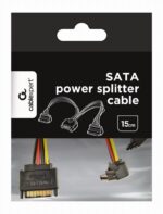 Καλώδιο Διακλάδωσης Τροφοδοσίας SATA 15-pin σε 2 x SATA 15-pin 0,15 m CC-SATAM2F-02 GEMBIRD - Image 4