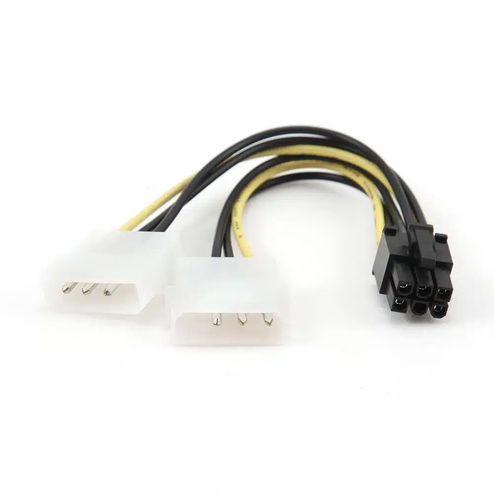 elko-49077-0281f1e5b933 Καλώδιο Τροφοδοσίας Molex 4-pin σε PCI-E 6-pin CC-PSU-6 GEMBIRD - Image 1