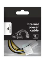 Καλώδιο Τροφοδοσίας Molex 4-pin σε PCI-E 6-pin CC-PSU-6 GEMBIRD - Image 2