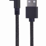 Καλώδιο USB-A σε Micro-USB B/Lightning 0,2 m με γωνιακό σύνδεσμο CC-USB2-AMLML-0.2M GEMBIRD