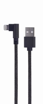 Καλώδιο USB-A σε Micro-USB B/Lightning 0,2 m με γωνιακό σύνδεσμο CC-USB2-AMLML-0.2M GEMBIRD