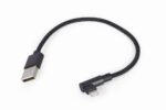 Καλώδιο USB-A σε Micro-USB B/Lightning 0,2 m με γωνιακό σύνδεσμο CC-USB2-AMLML-0.2M GEMBIRD - Image 2