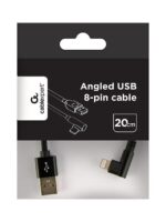 Καλώδιο USB-A σε Micro-USB B/Lightning 0,2 m με γωνιακό σύνδεσμο CC-USB2-AMLML-0.2M GEMBIRD - Image 3