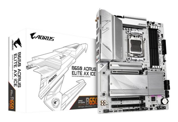 Μητρική Πλακέτα ATX AMD B650 DDR5 Wi-Fi 6E B650 A ELITE AX ICE 1.1 GIGABYTE