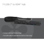 USB-C Hub 8 σε 1 με HDMI 4K και Power Delivery 140W CSV-2555 CLUB3D - Image 2