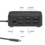 Docking Station Τετραπλής Οθόνης 8K με USB-C και Power Delivery 100W CSV-2542 CLUB3D - Image 5