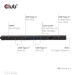 USB-C Docking Station 10 σε 1 HDMI 8K CSV-2550 CLUB3D - Image 8