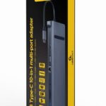 Hub USB-C 10 σε 1 με HDMI 4K, Gigabit LAN και PD 87W A-CM-COMBO10-01 GEMBIRD