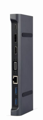 Hub USB-C 9 σε 1 με 3 θύρες USB-A και USB PD 87W A-CM-COMBO9-02 GEMBIRD - Image 3