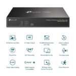 Καταγραφικό Βίντεο 4 Καναλιών PoE+ 4K HDMI VIGI NVR1004H-4P TP-LINK VIGINVR1004H-4P - Image 2