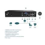 Καταγραφικό Βίντεο 4 Καναλιών PoE+ 4K HDMI VIGI NVR1004H-4P TP-LINK VIGINVR1004H-4P - Image 3